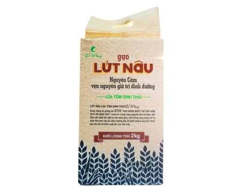 Gạo Lứt Nâu 2kg Cỏ May ảnh 0
