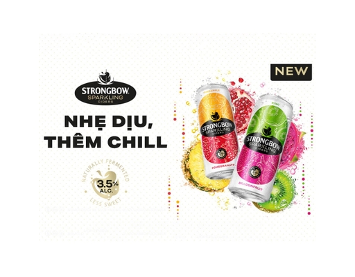 Nước Táo Lên Men Vị Kiwi Thanh Long 320ml Strongbow ảnh 2