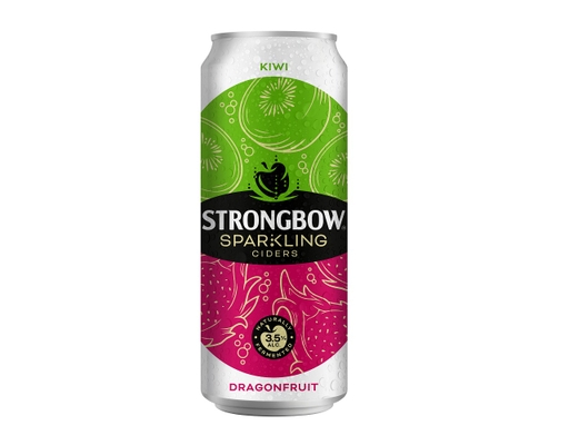 Thùng 24 Lon Nước Táo Lên Men Vị Kiwi Thanh Long 320ml Strongbow ảnh 1