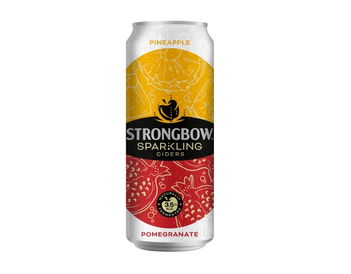 Thùng 24 Lon Nước Táo Lên Men Vị Thơm Lựu 320ml Strongbow ảnh 1