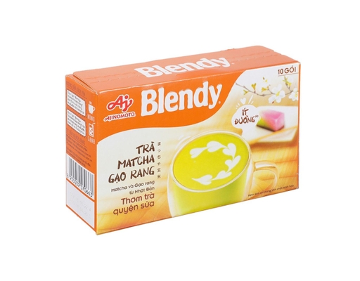 Trà Sữa Matcha Gạo Rang 10 x 17g Blendy ảnh 0