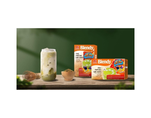 Trà Sữa Matcha Gạo Rang 10 x 17g Blendy ảnh 1