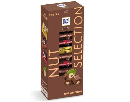 Socola Hỗn Hợp Hạt Phỉ Không Nhân Hộp 116g Ritter Sport ảnh 0