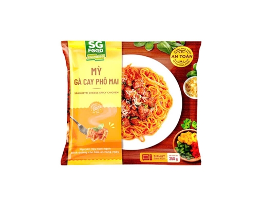 Mỳ Ý Gà Cay Phô Mai 250g Sài Gòn Food ảnh 0