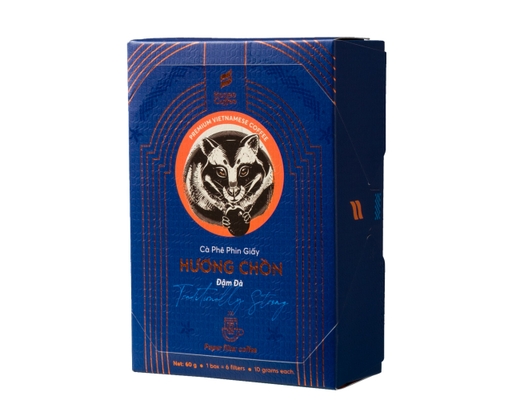 Cà Phê Phin Giấy Hương Chồn Đậm Đà 6 x 10g Honee Coffee ảnh 0