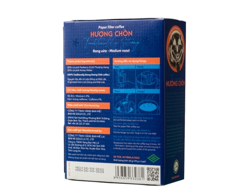 Cà Phê Phin Giấy Hương Chồn Đậm Đà 6 x 10g Honee Coffee ảnh 5