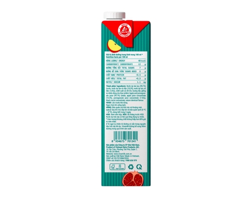 Nước Trái Cây Vị Lựu Táo 1L Fruit Love ảnh 3
