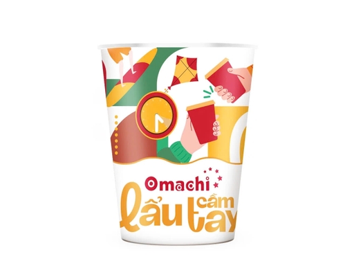 Mì Lẩu Cầm Tay Omachi Vị Tomyum Hải Sản Ly 81G Omachi ảnh 0