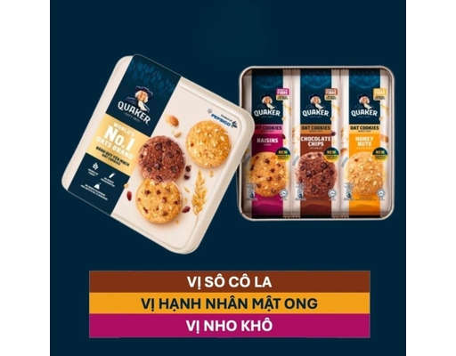 Bánh Quy Yến Mạch 3 Hương Vị 400g Quaker ảnh 3