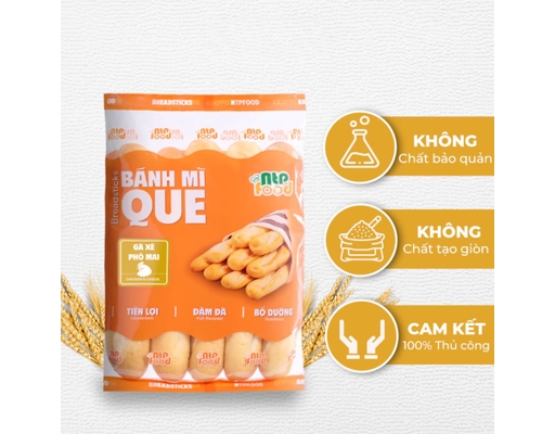 Bánh Mì Gà Xé Phô Mai 24cm 350g NTP Food ảnh 1
