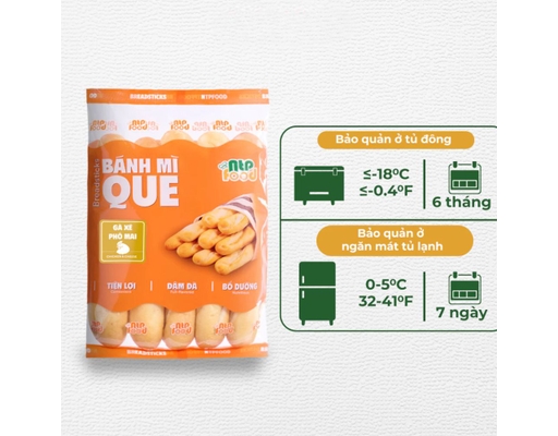 Bánh Mì Gà Xé Phô Mai 24cm 350g NTP Food ảnh 3