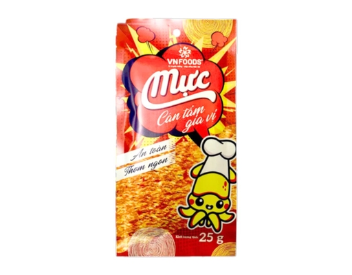 Mực Cán Tẩm Gia Vị 25g Vnfoods ảnh 0