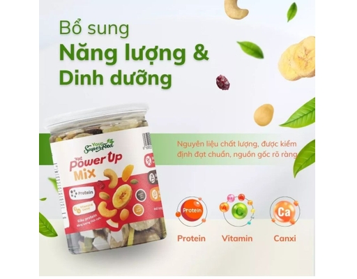 Hạt Power Up Mix Your Hũ 240g Superfood ảnh 2