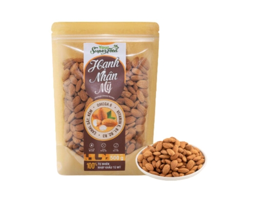Hạnh Nhân Mỹ Your Túi 500g Superfood ảnh 0