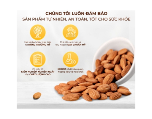 Hạnh Nhân Mỹ Your Túi 500g Superfood ảnh 2