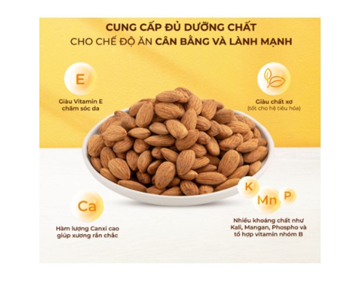 Hạnh Nhân Mỹ Your Túi 500g Superfood ảnh 3