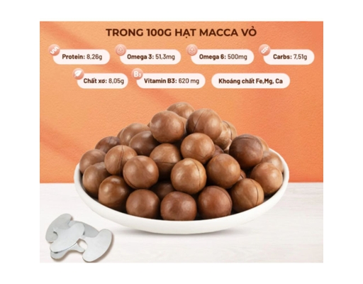 Hạt Macca Nứt Vỏ Úc Túi Your 500g Superfood ảnh 3