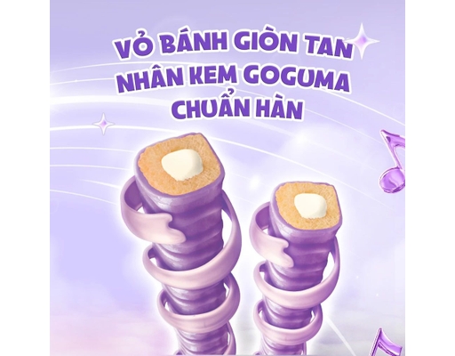 Nabati bánh snack phủ kem goguma Ahh 90g giá tốt tại AEONESHOP