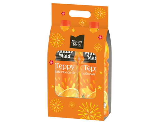 Nước cam có tép Teppy 1l Minute Maid giá tốt tại AEONESHOP | Mua ngay