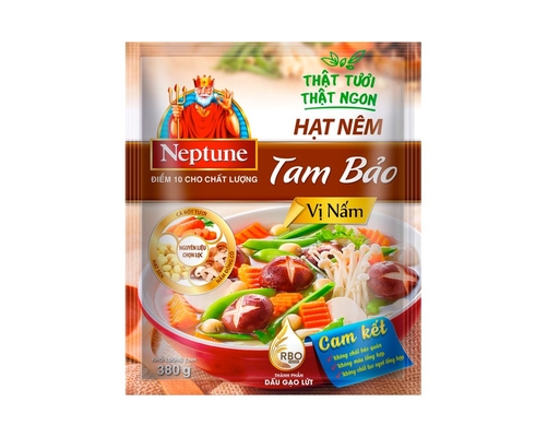 Hạt Nêm Tam Bảo Vị Nấm 380g Neptune ảnh 0