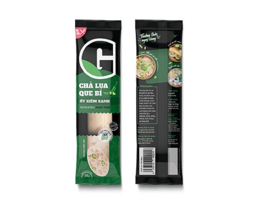 Chả Lụa Que Bì Ớt Xiêm Xanh 50g Feddy ảnh 0