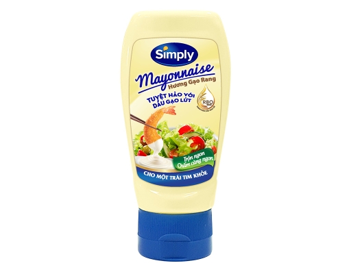Mayonnaise Hương Vị Gạo Rang 230g Simply ảnh 0