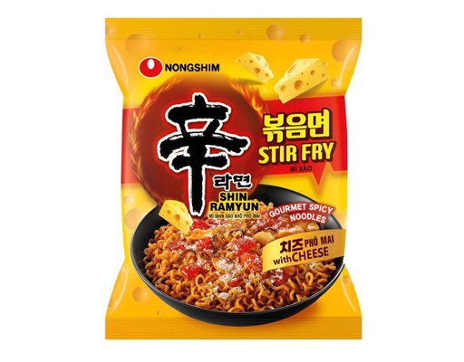 Mì Shin Xào Khô Phô Mai 136g Nongshim ảnh 0