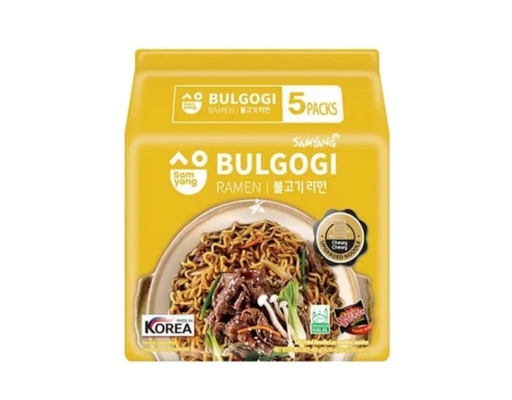 Lốc 5 Mì Bulgogi 80g Samyang ảnh 0