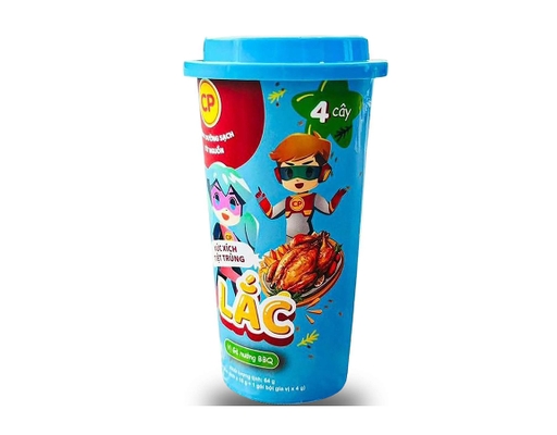 Xúc Xích Tiệt Trùng Lắc Vị Gà Nướng BBQ 64g CP Food ảnh 0