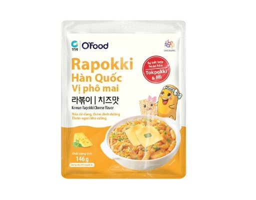 Rapokki Hàn Quốc O'Food Vị Phô Mai 146g