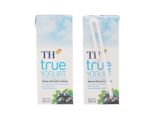 Lốc 4 Hộp Sữa Chua Uống Tiệt Trùng Hương Việt Quất - 4 x 180ml TH True Yogurt ảnh 3