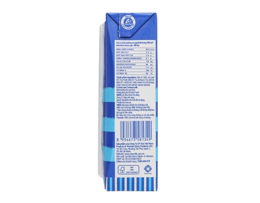 Lốc 4 Hộp Sữa Tươi Tiệt Trùng Ít Đường Vinamilk 180ml Vinamilk ảnh 6