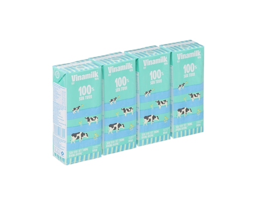 Lốc 4 Hộp Sữa Tiệt Trùng Không Đường Vinamilk 180ml Vinamilk ảnh 2
