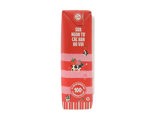 Lốc 4 Hộp Sữa Tiệt Trùng Hương Dâu Vinamilk 180ml Vinamilk ảnh 3