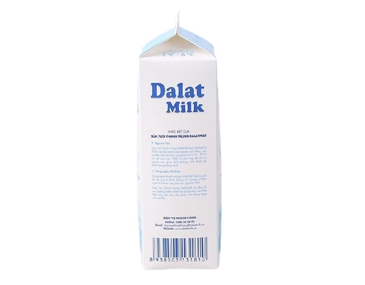 Sữa Thanh Trùng Không Đường 950ml Dalatmilk ảnh 2