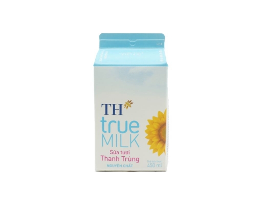Sữa Tươi Thanh Trùng Nguyên Chất 450ml TH True Milk ảnh 0