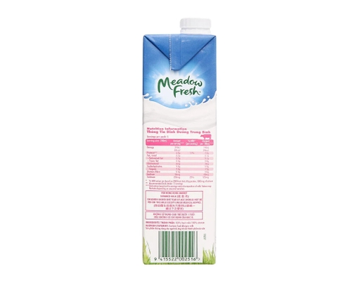 Sữa Tiệt Trùng Meadow Fresh Không Béo Hộp 1L Meadow Fresh ảnh 2