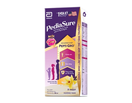 Thùng 48 Hộp Sữa Dinh Dưỡng Pha Sẵn Abbott Pediasure Hương Vani 180ml Pediasure ảnh 3