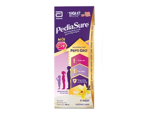 Thùng 48 Hộp Sữa Dinh Dưỡng Pha Sẵn Abbott Pediasure Hương Vani 180ml Pediasure ảnh 5