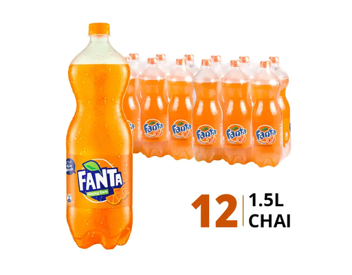 Thùng 12 Chai Nước Giải Khát Cam 1.5L Fanta ảnh 0
