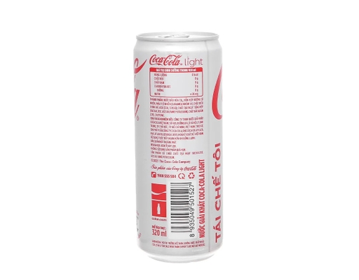 Thùng 24 Lon Nước Giải Khát Light Sleek 320ml Coca Cola ảnh 3