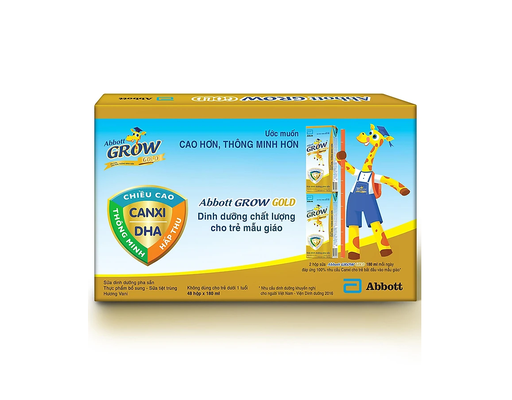 Thùng 48 Hộp Sữa Dinh Dưỡng Pha Sẵn Abbott Grow Gold Hương Vani 180ml Abbott ảnh 0