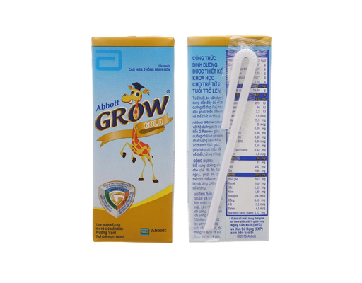 Thùng 48 Hộp Sữa Dinh Dưỡng Pha Sẵn Abbott Grow Gold Hương Vani 180ml Abbott ảnh 2
