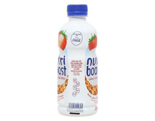 Thùng 24 Chai Nước Trái Cây Sữa Dau 297ml Nutriboost ảnh 2