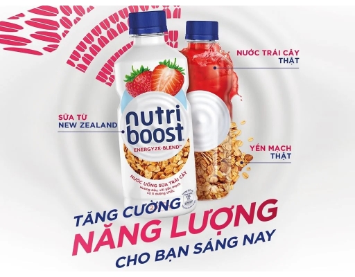 Thùng 24 Chai Nước Trái Cây Sữa Dau 297ml Nutriboost ảnh 5