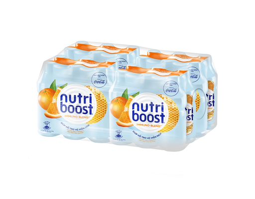 Thùng 24 Chai Nước Trái Cây Sữa Cam 297ml Nutriboost ảnh 0