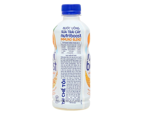 Thùng 24 Chai Nước Trái Cây Sữa Cam 297ml Nutriboost ảnh 2
