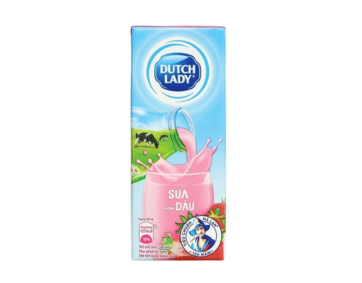 Thùng 48 Hộp Sữa Tươi Vị Dâu Dutch Lady Cô Gái Hà Lan 180ml Dutch Lady ảnh 3