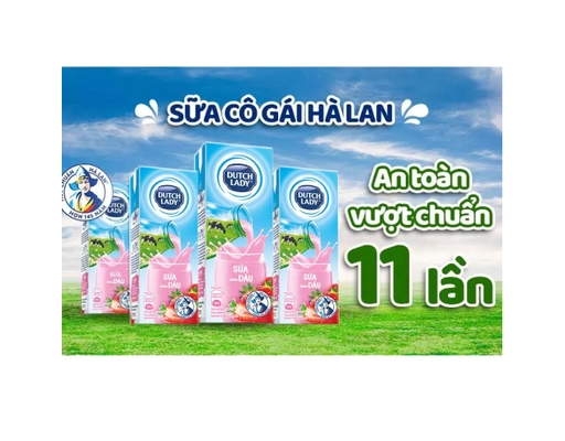 Thùng 48 Hộp Sữa Tươi Vị Dâu Dutch Lady Cô Gái Hà Lan 180ml Dutch Lady ảnh 7