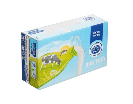 Thùng 48 Hộp Sữa Tươi Không Đường Dutch Lady Cô Gái Hà Lan 180ml Dutch Lady ảnh 0
